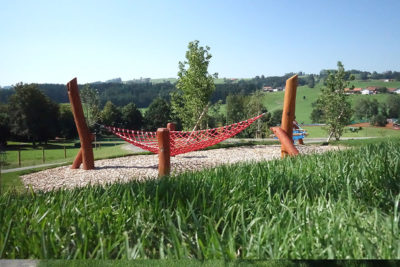 Außenansicht Spielplatz - Kita St. Blasius in Altusried