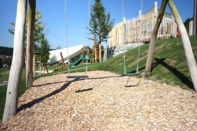 Außenansicht Spielplatz - Kita Sankt Blasius in Altusried